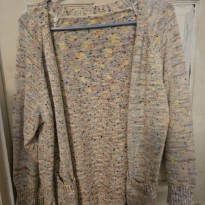 Shein 2xl Crocheted Material Cardigan